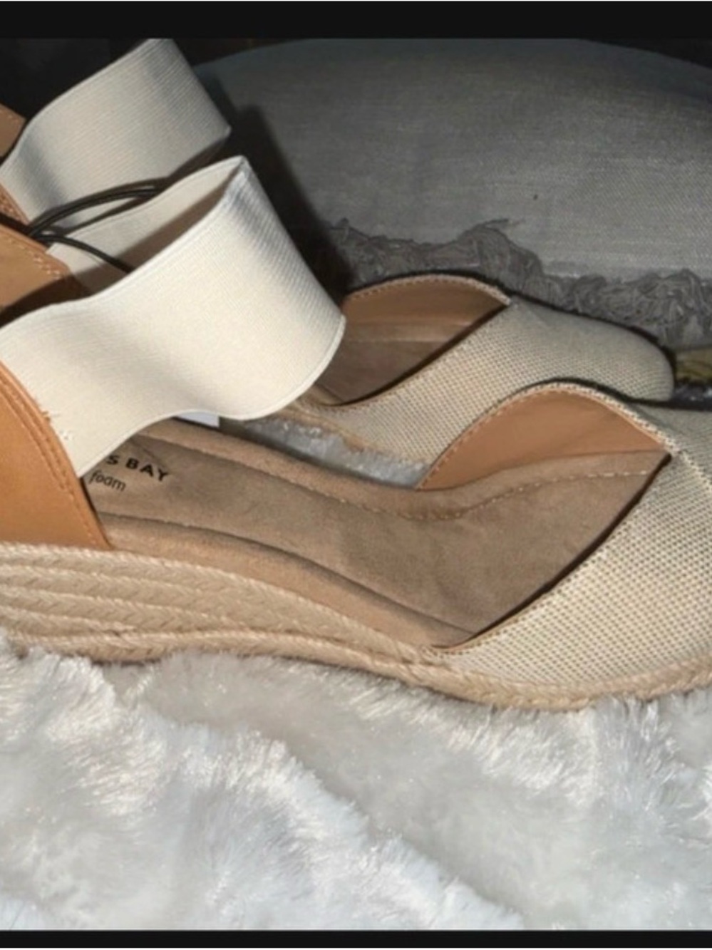 St. John's Bay Espadrille Wedge
Sandals Size 10